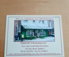 Greene's Bookshop 2005 card