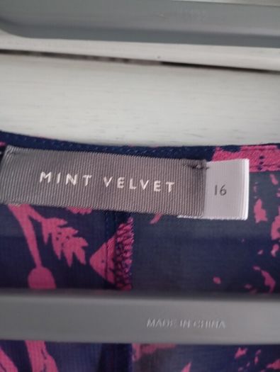 Mint velvet floral midi dress