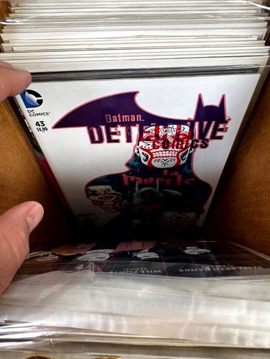 Detective Comics Batman Long Comic Box w 215 comics for Sale