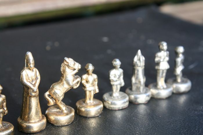 Vintage Metal Figures 1,1"