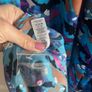 Gallery Blue Patterned Dress Image 3