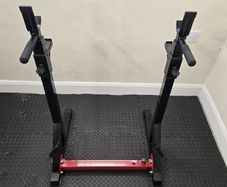 Olympic Barbell (Brand New) + Adjustable Squat & Bench Rack