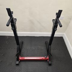 Olympic Barbell (Brand New) + Adjustable Squat & Bench Rack