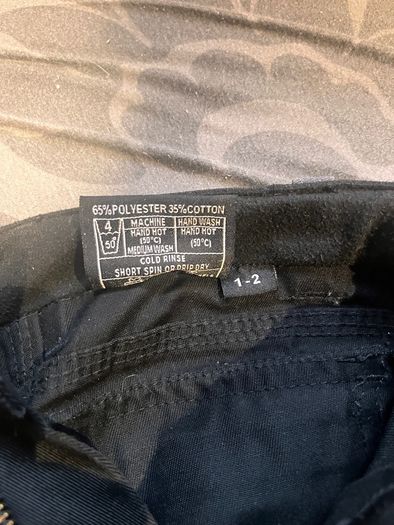 Work trousers for 1 to 2 year old