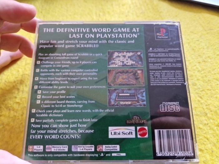 Scrabble PlayStation1 Ps1 Games Original
