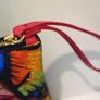Handmade "Butterfly" 100% silk clutch bag Image 10