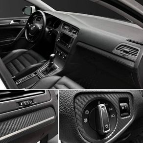 3D Carbon Fiber Car Sticker Black Colour Change Vinyl Film Car Wrapping Film Vinyl Film Motorcycle Decal Auto Accessories