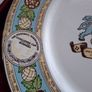 Soccer Fans A Rare !  Vintage Elizbethan Fine BONE China Plate 10.5 ins  100th  Football Final Manchester City  v Tottenham  Hotspur  9th May 1981 Commemorative Lpate Programmes lunches Banquet Details  TEAM winners over the years Image 5