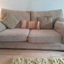 High cushioned, very comfortable  large 3 seater  with matching  chair.  Sofa 215cm  length,  chair 110cm. Image 4