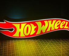 Hotwheels's Logo Light Box