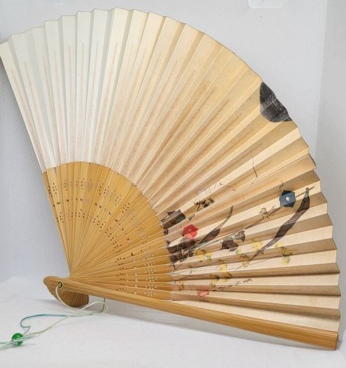 Original Japanese folding fan from the MOA Museum.
