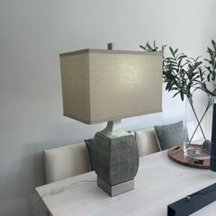 Stunning designer table lamp by designer Uttermost . Quick sale needed