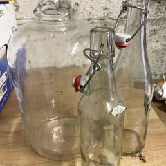 Home Brewing Demijohns and Bottles