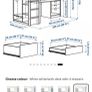 Smastad loft bed, wardrobe, desk and drawers Image 7