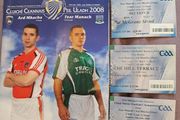 2008 Ulster Football Final Programme &amp; 3 tickets