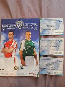 2008 Ulster Football Final Programme & 3 tickets