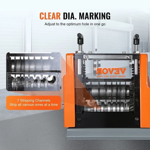 Electric Wire Stripping Machine 60W 1.5-25mm