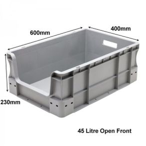 Open Front 45Litre Heavy Duty Storage box