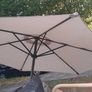 Grey garden parasol - new in box Image 4