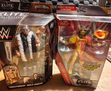 Wwe elite Macho man and elite Hollywood Hulk Hogan