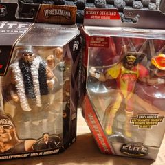 Wwe elite Macho man and elite Hollywood Hulk Hogan