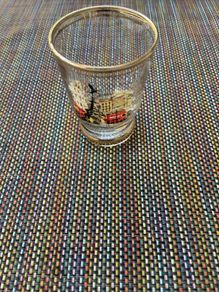 vintage shot glass 1960s of Piccadilly Circus