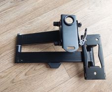 Heavy-duty adjustable monitor/display mounting arm in very good condition.