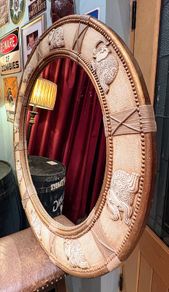 Vintage Elephant Mirror