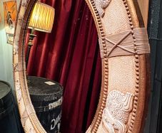 Vintage Elephant Mirror