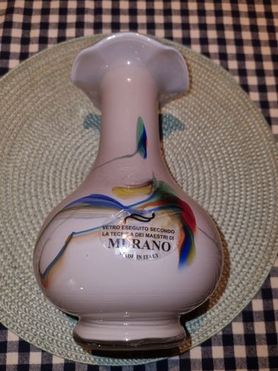 Murano glass vase