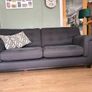 3 seater sofa and footstool Image 5