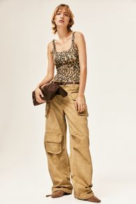 Wide Cargo Trousers H&M Size 10 New