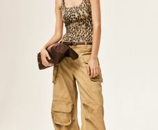 Wide Cargo Trousers H&M Size 10 New