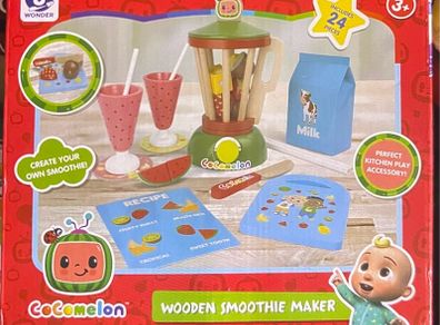 BNIB CoComelon Wooden Smoothie Maker Playset