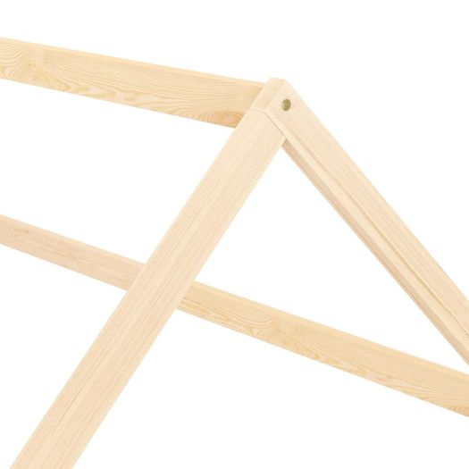 Kids Bed Frame Solid Pine Wood 70x140 cm