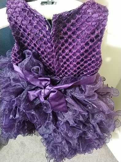 plum beautiful tail dress