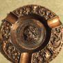 SET Of 2 Vintage  3O.00 Euro EACH1950 Bronze Matel Ashtray Greek ALEXANDER THE GREAT, Antique trinket dish, Matel Bronze Trinket Dish, Ornate Ashtray Image 6