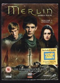 Merlin DVD BBC Television Series Season 4 Volume 1 Episodes 1-6 New and Sealed. Included Inside Top Trumps Exclusive Super Top Trump Card