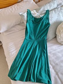 Green Skater Dress - Size 8