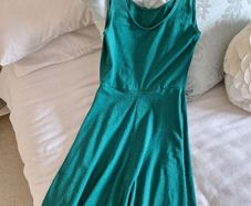 Green Skater Dress - Size 8