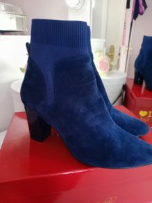 Navy  Swede boots