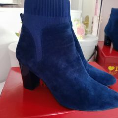 Navy  Swede boots