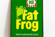 Fat Frog - A4 Poster (A3, A2, A1 Also Available)