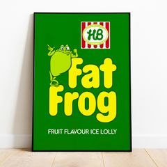 Fat Frog - A4 Poster (A3, A2, A1 Also Available)