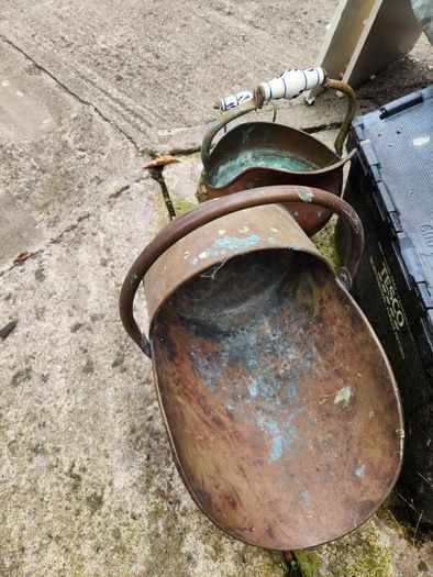 Antique coal scuttles