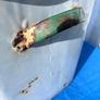 Vintage white enamel bread bin Image 4