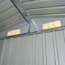 Garden Storage Shed Green Metal 204x132x186 cm Image 4