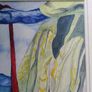 While She Swims Original Watercolour Painting Image 5