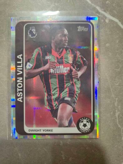 Dwight Yorke Topps Premier League 2026/27 Retro Threads 1994/95 Aston Villa #RT2
