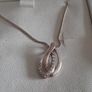 ladies silver chain and pendant Image 5